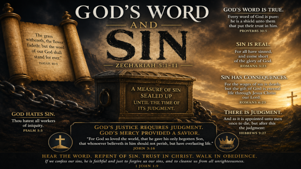 5-31-26AM- “God’s Word and Sin”