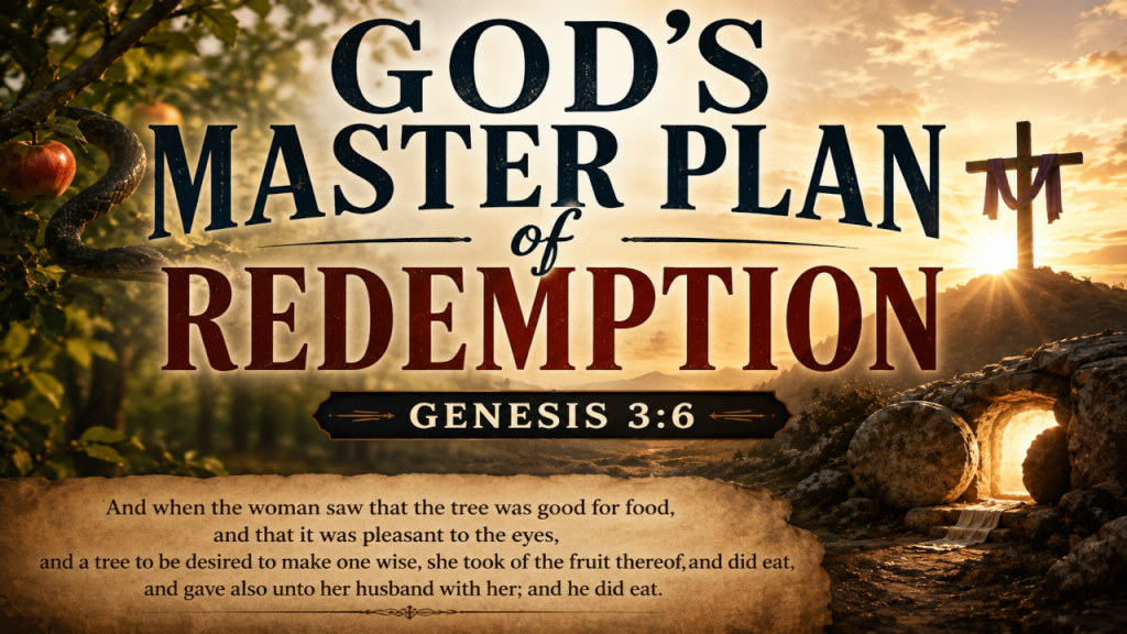 7-5-25PM- “God’s Master Plan of Redemption”