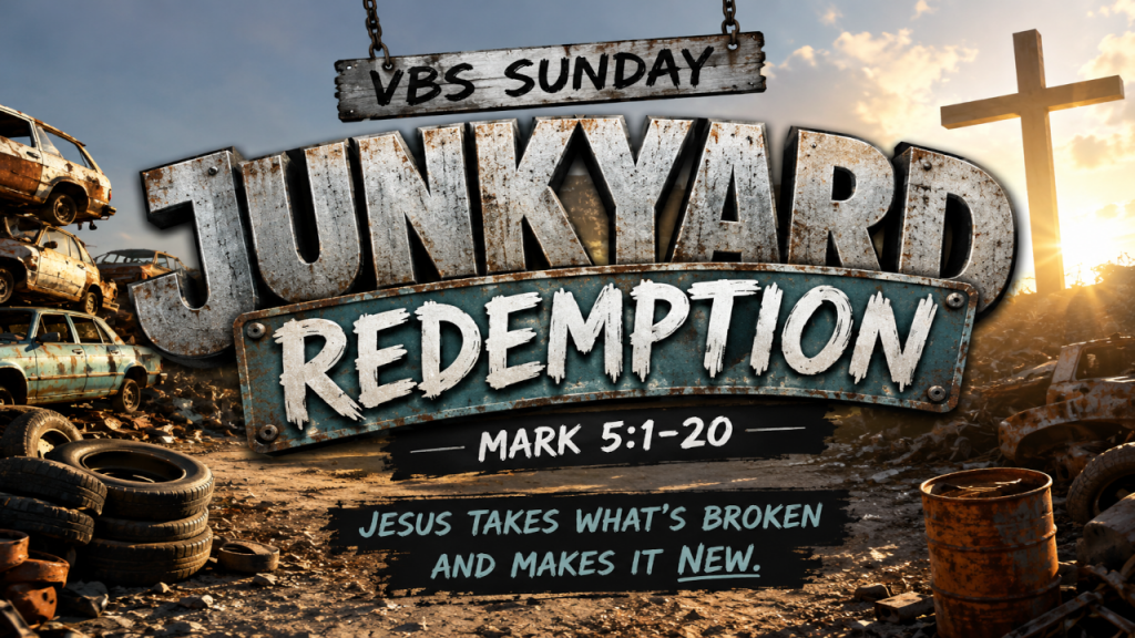 7-5-26AM- “Junkyard Redemption” (VBS Sunday)